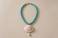 Turquoise Shell Pendant Necklace